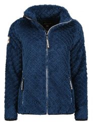 Geographical Norway Kurtka polarowa "Uparola" w kolorze granatowym rozmiar: XXL. Niebieskie kurtki damskie Geographical Norway, xxl, z polaru, bez kołnierzyka. Za 96.60 zł.
