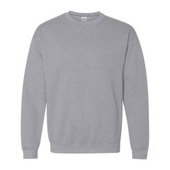 Bluza Rozpinana Z Grubej Mieszanki Dla Dorosłych Unisex. Szare bluzy damskie GILDAN, m, bez wzorów, z bawełny, z kapturem. Za 82.99 zł.