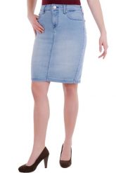 LEE PENCIL SKIRT DAMSKA SPÓDNICA JEANSOWA PALE RIDER L38GRKXS 112108203. Spódnice damskie Lee, l, bez wzorów, z jeansu. Za 169.99 zł.