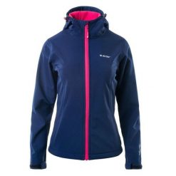 Kurtka damska Softshell Hi-Tec Lady Caria II - granatowa, Rozmiar XL. Kurtki damskie Hi-tec, m, bez wzorów, z dzianiny, bez kaptura. Za 144.99 zł.