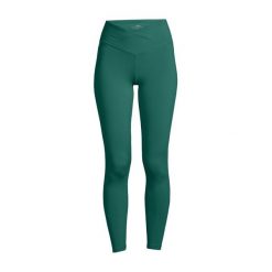 Legginsy treningowe damskie Casall Overlap High Waist. Zielone legginsy damskie Casall, bez wzorów, z elastanu, z podwyższonym stanem, na fitness i siłownię. Za 379.99 zł.