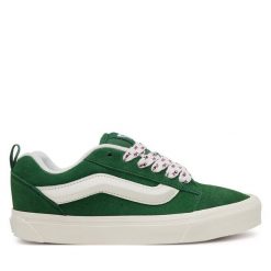 Tenisówki Vans. Zielone trampki damskie Vans, bez wzorów, bez zapięcia. Za 249.99 zł.