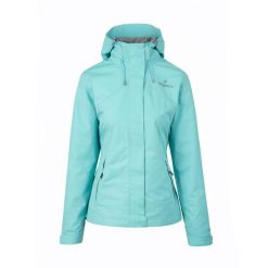 Kurtka Membranowa Damska ESSENCE STX TS. Niebieskie kurtki damskie Bergson, l, bez wzorów, z materiału, z kapturem. Za 430.00 zł.