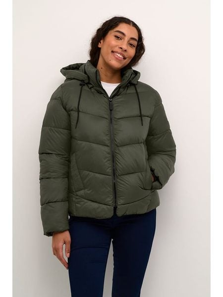 Kaffe Kurtka pikowana w kolorze khaki rozmiar: 38. Brązowe kurtki damskie Kaffe, bez wzorów, bez kaptura. Za 259.95 zł.