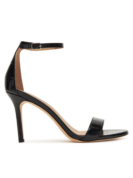 LAUREN RALPH LAUREN Sandały Allie 802974367006 Czarny. Czarne sandały damskie Lauren Ralph Lauren, bez wzorów, ze skóry, bez obcasa, na szpilce, bez zapięcia. Za 719.99 zł.