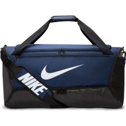 Torba sportowa Nike Brasilia treningowa na ramię z komorą na buty 60L. Niebieskie torby podróżne Nike, bez wzorów. Za 176.00 zł.