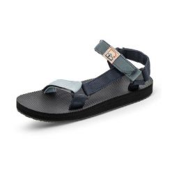 Sandały damskie Hannah Drifter. Niebieskie sandały damskie Hannah, bez wzorów, bez obcasa, bez zapięcia. W wyprzedaży za 238.80 zł.