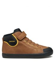 Geox Sneakersy J Gisli J465CC 0MEFU C0202 S Brązowy. Brązowe buty sportowe chłopięce Geox, ze skóry, bez zapięcia. Za 169.99 zł.