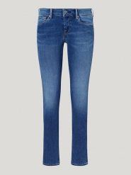 Pepe Jeans Dżinsy "Soho" - Skinny fit - w kolorze granatowym rozmiar: W27/L30. Niebieskie jeansy damskie Pepe Jeans. Za 180.06 zł.