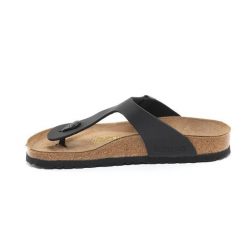 Japonki damskie Birkenstock 043691. Czarne klapki damskie Birkenstock, bez wzorów, z jeansu, bez obcasa, bez zapięcia. Za 625.00 zł.