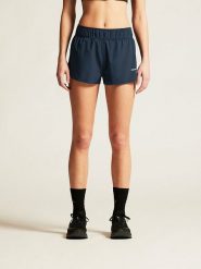 Craft Szorty sportowe "Adv Essence 2" w kolorze granatowym rozmiar: S. Niebieskie spodenki sportowe damskie Craft, s, bez wzorów, z materiału, outdoorowe. Za 79.77 zł.