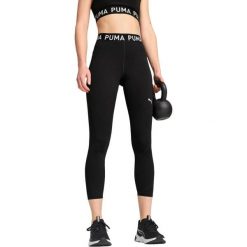 Rajstopy Puma W Strong Tight - Hw Fl, Dla obu płci. Czarne rajstopy Puma, bez wzorów. Za 233.06 zł.