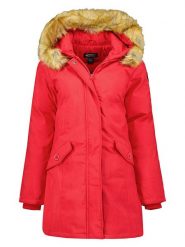 Canadian Peak Parka "Dinastipeak" w kolorze czerwonym rozmiar: S. Czerwone parki damskie Canadian Peak, s, bez kaptura. Za 197.63 zł.