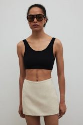 Spódnico spodenki z lnem w kolorze IVORY LINEN- MOVE-XL. Spódnice damskie Marsala, na imprezę, m, bez wzorów, z bawełny, eleganckie. Za 229.90 zł.