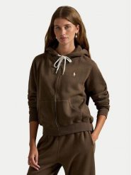 Polo Ralph Lauren Bluza 211971699501 Brązowy Relaxed Fit. Brązowe bluzy damskie Polo Ralph Lauren, l, bez wzorów, z bawełny, bez kaptura. Za 859.99 zł.