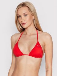 Puma Góra od bikini 907666 Czerwony. Czerwone bikini Puma, bez wzorów, z syntetyku. Za 69.99 zł.
