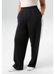 Aniston Spodnie dresowe w kolorze czarnym rozmiar: 50. Czarne spodnie dresowe damskie Aniston, bez wzorów, z dresówki. Za 74.28 zł.