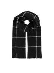 Jenny Fairy Szalik 4W4-010-AW24 Czarny. Czarne szaliki damskie Jenny Fairy, bez wzorów, z poliesteru. Za 59.99 zł.