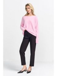 Rich & Royal Sweter w kolorze jasnoróżowym rozmiar: XL. Różowe swetry klasyczne damskie Rich & Royal, xl, bez kołnierzyka. Za 239.99 zł.