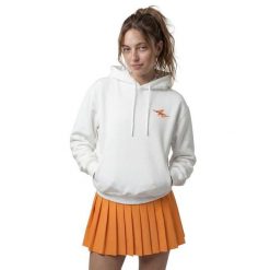 Damska bluza tenisowa z kapturem Siroko Newport-W White. Białe bluzy damskie SIROKO, xs, bez wzorów, z materiału, z kapturem. Za 169.00 zł.