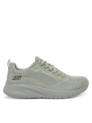 Skechers Sneakersy 117209/SAGE Zielony. Zielone obuwie sportowe damskie Skechers, z materiału, bez zapięcia. Za 249.00 zł.
