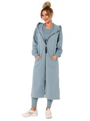 Made of emotion Kardigan w kolorze błękitnym rozmiar: S/M. Niebieskie kardigany damskie Made Of Emotion, m, bez wzorów. Za 358.95 zł.