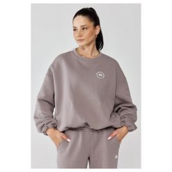 Damska bluza sportowa oversize Rough Radical Trip Classic. Brązowe bluzy damskie ROUGH RADICAL, bez wzorów, bez kaptura. Za 167.92 zł.