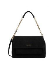 GINO ROSSI Torebka EO-LA224-19145 Czarny. Czarne torebki klasyczne damskie Gino Rossi, ze skóry, bez dodatków. Za 399.99 zł.