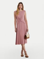 LAUREN RALPH LAUREN Sukienka codzienna 250872090014 Różowy Regular Fit. Czerwone sukienki damskie Lauren Ralph Lauren, bez wzorów, z syntetyku, bez ramiączek. Za 579.99 zł.