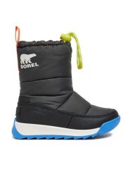 Sorel Śniegowce Whitney II Plus Puffy Wp 2088572093 Szary. Szare buty zimowe chłopięce Sorel, z materiału, bez zapięcia. Za 339.99 zł.