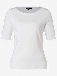 More & More Koszulka w kolorze białym rozmiar: 38. Białe koszulki damskie More & More, bez wzorów, bez kołnierzyka, bez ramiączek. Za 87.61 zł.