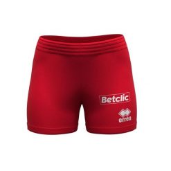 Damskie Szorty wyjazdowe France Betclic. Czerwone spodenki sportowe damskie ERREA, s, bez wzorów, z materiału, na fitness i siłownię. Za 167.50 zł.