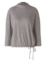 Oui Sweter w kolorze szarym rozmiar: 40. Szare swetry klasyczne damskie Oui, bez kołnierzyka. Za 217.99 zł.