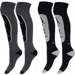 Skarpety narciarskie O'neill 789942-7001P wełna merino 2-pak szary/czarny 35-38. Czarne skarpetki damskie O'Neill, bez wzorów, z wełny. Za 79.99 zł.