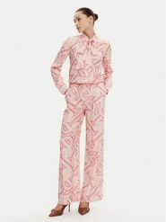 Silvian Heach Koszula GPP25363BL Różowy Regular Fit. Czerwone koszule damskie Silvian Heach, bez wzorów, z bawełny, bez kołnierzyka, bez ramiączek. Za 269.99 zł.