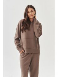 TATUUM Bluza "Phlo" w kolorze jasnobrązowym rozmiar: S. Brązowe bluzy damskie TATUUM, s, bez wzorów, z kapturem. Za 143.56 zł.