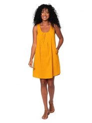 Aller Simplement Sukienka w kolorze żółtym rozmiar: 34. Żółte sukienki damskie Aller Simplement, bez wzorów, bez ramiączek. Za 100.99 zł.