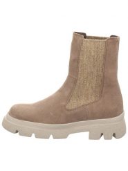 Think! Skórzane sztyblety "Kangae" w kolorze beżowym rozmiar: 40,5. Brązowe obuwie sportowe casual damskie Think!, bez zapięcia. Za 271.67 zł.