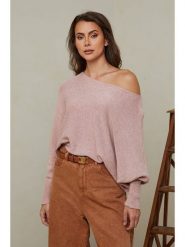 Joséfine Sweter "Hajos" w kolorze jasnoróżowym rozmiar: XL. Różowe swetry klasyczne damskie Joséfine, xl, z kaszmiru, bez kołnierzyka. Za 183.95 zł.