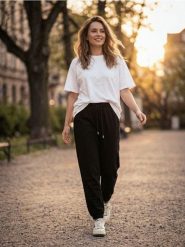 Dresowe spodnie jogger terry - czarny. Czarne spodnie sportowe damskie Sinsay, l, bez wzorów, z dresówki, na fitness i siłownię. Za 29.99 zł.