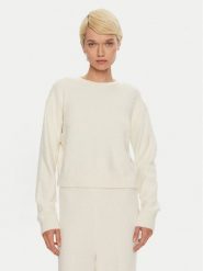 Calvin Klein Underwear Sweter 000QS7341E Écru Regular Fit. Swetry klasyczne damskie Calvin Klein Underwear, xl, z syntetyku, bez kołnierzyka. Za 159.99 zł.