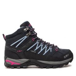 Trekkingi CMP. Niebieskie obuwie sportowe casual damskie CMP, bez zapięcia. Za 339.99 zł.