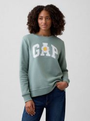 GAP Bluza w kolorze zielonym rozmiar: S. Zielone bluzy damskie GAP, s, bez wzorów, bez kaptura. Za 88.64 zł.