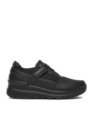 Go Soft Półbuty CEO-3Y9660-1 Czarny. Czarne czółenka damskie GO SOFT, bez wzorów, ze skóry, bez obcasa, na koturnie. Za 149.99 zł.