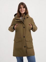 TRAVELIN' Parka "Ester" w kolorze brązowym rozmiar: 3XL. Brązowe parki damskie Travelin', xl, bez kaptura. Za 448.99 zł.