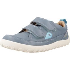 Buty BOBUX BQ10481JR0LE Niebieski. Niebieskie obuwie trekkingowe damskie Bobux, ze skóry, bez zapięcia. Za 379.47 zł.