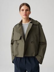 OPUS Kurtka przejściowa "Hawena" w kolorze khaki rozmiar: 36. Brązowe kurtki damskie Opus, bez wzorów, bez kaptura. Za 294.95 zł.