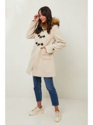 L'armoire de Suzette Płaszcz przejściowy w kolorze kremowym rozmiar: 36. Brązowe płaszcze damskie L'armoire de Suzette, l, bez wzorów, bez kaptura. Za 130.99 zł.