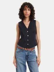 Tommy Hilfiger Kamizelka WW0WW48882 Granatowy Regular Fit. Niebieskie kamizelki damskie Tommy Hilfiger, bez wzorów, z syntetyku, bez kaptura. Za 699.99 zł.