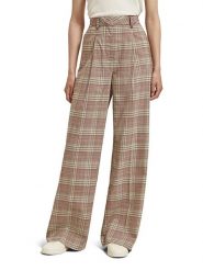 Scotch & Soda Spodnie w kolorze zielono-jasnobrązowym rozmiar: W31/L32. Brązowe spodnie materiałowe damskie Scotch & Soda, bez wzorów, z materiału. Za 289.20 zł.